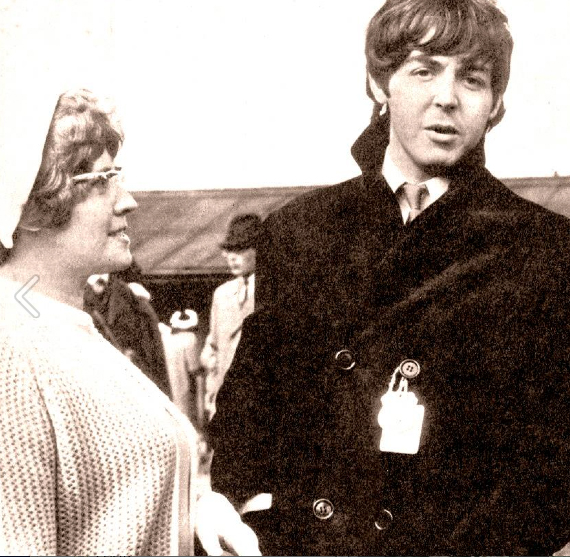 Angie McCartney with Paul McCartney